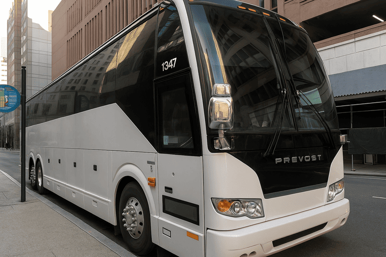 a Charter Bus Rental Berwyn coach bus