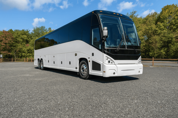 Charter Bus Rental Berwyn 56 Passenger Charter Bus